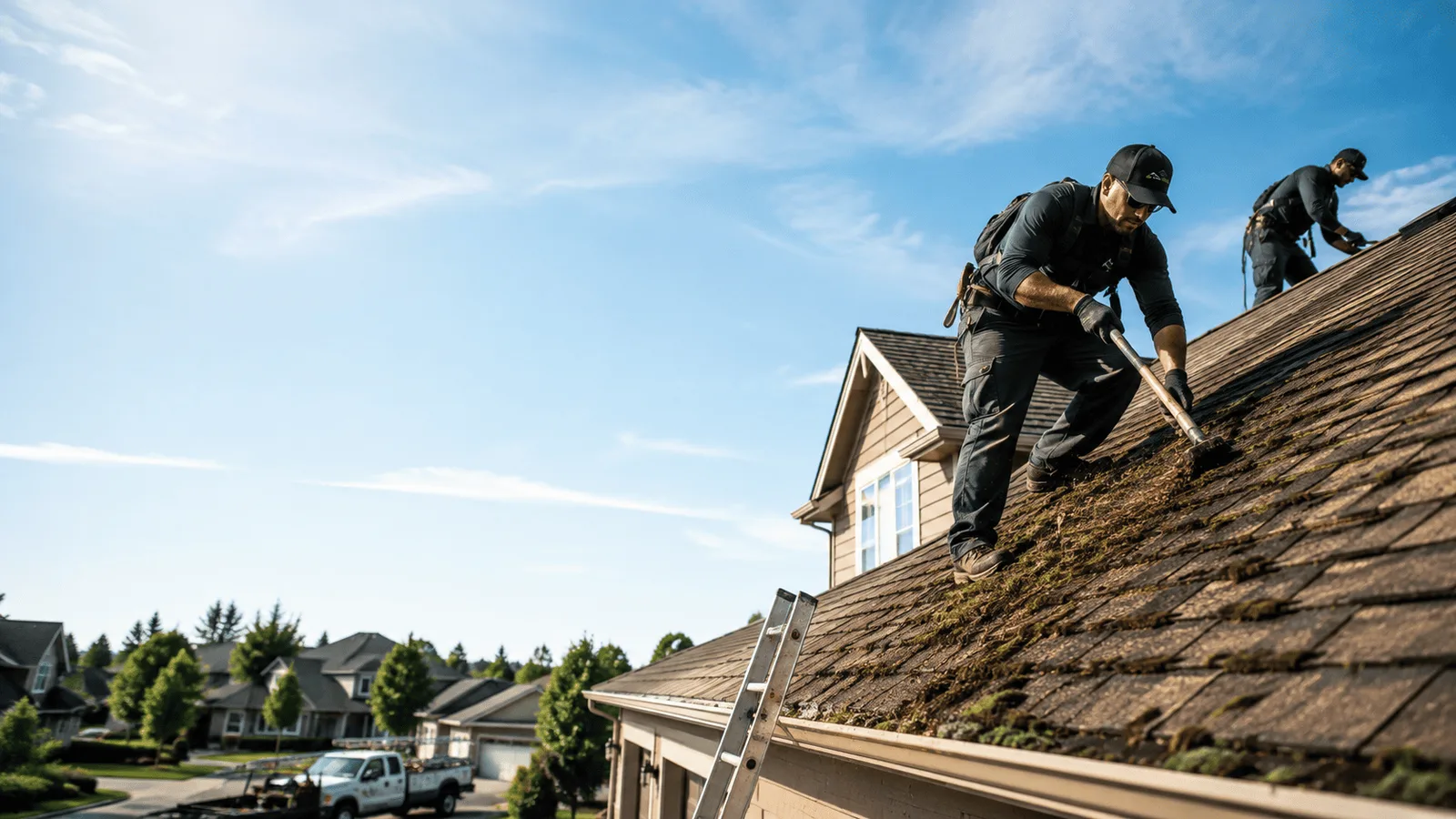 Roof Moss Removal in Plymouth, MA near me